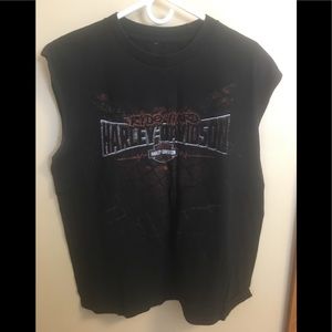 Harley-Davidson Sleeveless Ride Hard T-Shirt.